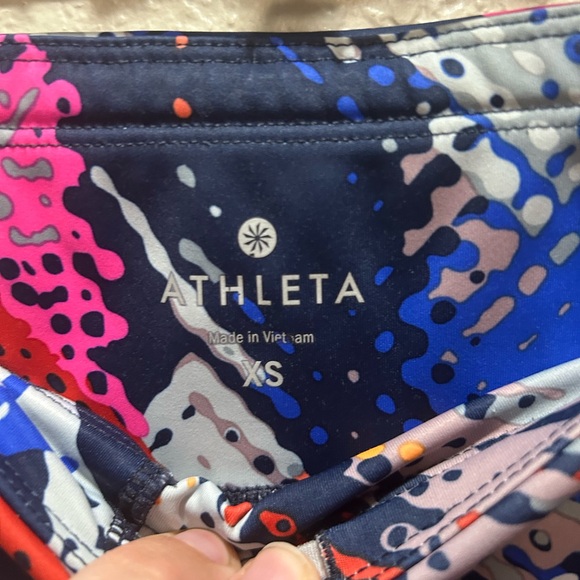 Athleta Multicolor Patterned Leggings - Picture 4 of 6